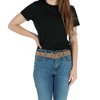Cowgirls Rock Women's Distressed Belt with Embroidery - 3 of 4