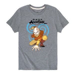 Boys' - Avatar: The Last Airbender - Aang Swirl Short Sleeve Graphic T-Shirt - 1 of 4