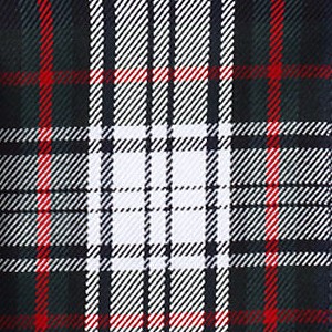 evergreen/white plaid