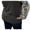 Women's Faux Snakeskin Rose Hoodie - honeyme - 2 of 3