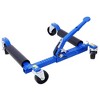 Car Wheel Dolly Jack Set Of 2, Heavy Duty Vehicle Positioning With Ratcheting Foot Pedal, Hydraulic Car Wheel Dolly Jack - 3 of 4