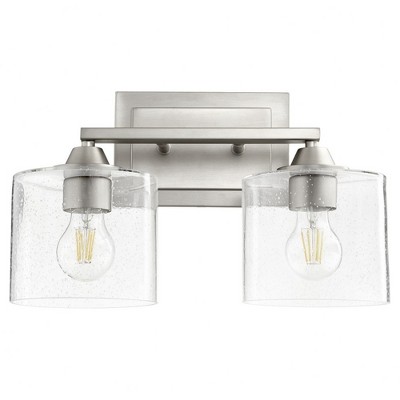 Quorum Lighting Dakota 2 - Light Vanity in  Satin Nickel