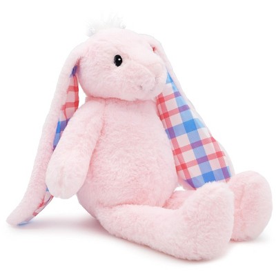 Plushible Pink Plaid Eared Bunny