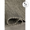 Fab Habitat Machine Washable Hand Woven Kingscote Area Rug Black/Beige - 3 of 4
