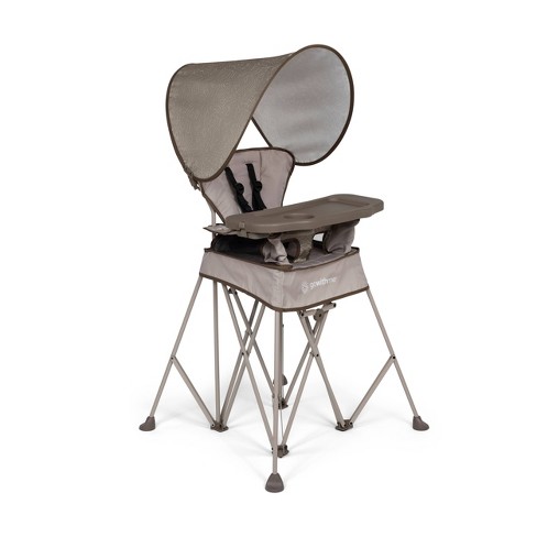 Baby Delight Go With Me Uplift Portable High Chair With Canopy Sandstone Target