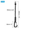 Unique Bargains Adjustable Camping Hiking Paracord Carabiner Braided Lanyards 2 Pcs 10" - 2 of 4