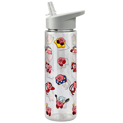 Kirby Pink Puff 24 oz Single Wall UV Water Bottle