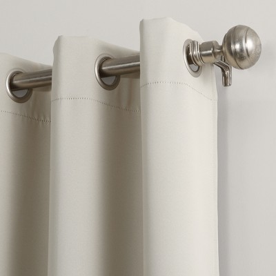 Pearl Blackout Grommet Curtain Panel, 54" x 63" Polyester