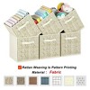 DOMETOUR 6 Piece Cube Storage Bins, 11 Inch Collapsible Storage Cube Organizer with Handle - 3 of 4