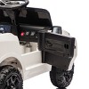 TopComfy Baby Walkers Kids Ride On Truck With Parental Guidance Two Wheel Drive And Rear Shock Suspension for Kids, White, 35.83"*19.29"*10.83" - 4 of 4