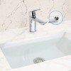 PAGED Brass Bathroom Faucet Single Handle Lavatory Basin Sink Faucet with Advanced Aerator, 1-Hole Faucet for Bathroom Sink - 4 of 4
