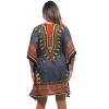 Riviera Sun Womens Short Caftan Dress with African Dashiki Print - 3 of 3
