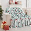 Christmas Fleece Penguin Throw Blankets for Couch Bed - Lightweight Plush Cozy Fuzzy Soft Blankets - 4 of 4