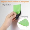 Unique Bargains PP Pocket Design Magnetic Frames for Refrigerator 5 Pcs 2.5" x 3.5" - 4 of 4