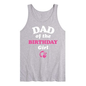 Men's - Barbie - Dad of The Birthday Girl Graphic Tank Top - 1 of 2