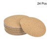 Unique Bargains Cork Durable Heat Resistant Round Coasters for Tableware - 3 of 4