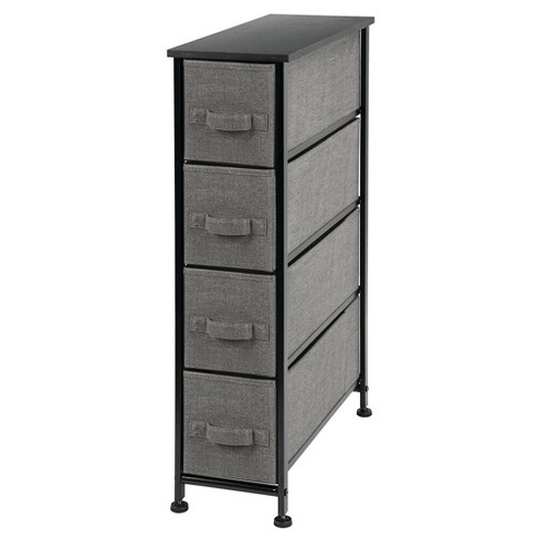 Mdesign Narrow Vertical Dresser Storage Organizer Tower 4 Drawers