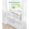 ZAFRO 5,000 BTU Window Air Conditioner Cools Up to 150 Sq. Ft, Utral Quiet Air Conditioner Window Unit with Mechanical Controls, 2 Fan Speeds - 3 of 4