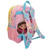 Gabbys Dollhouse 16 Backpack, Girls Iridescent Rainbow School Bag With Floating Confetti, Pink - 2 of 4