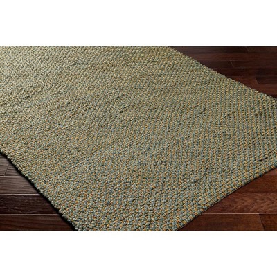 Aylesbury Sage Braided Wool Rectangular Area Rug 5' x 7'