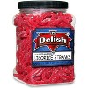 Sour Strawberry Licorice Straws by It's Delish, 2.5 LBS (40 Oz) Jumbo Jar - 4 of 4