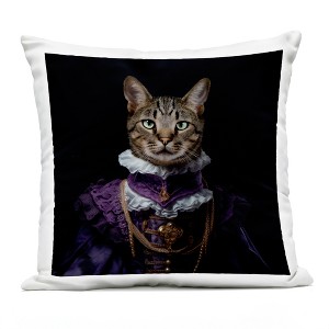 Stupell Industries Lady Of Paws & Prestige Outdoor Decorative Throw Pillow, 18 x 18 - 1 of 3