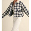 Women's Gingham Plaid Jacket - MABLE - 2 of 4