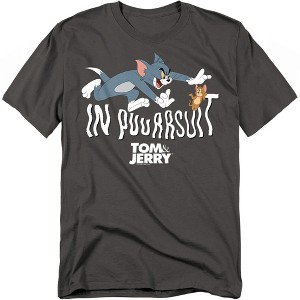 Tom And Jerry Movie In Pursuit Adult T-Shirt - 1 of 4
