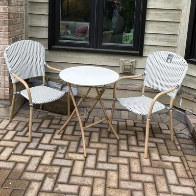 Threshold french café patio bistro table new arrivals