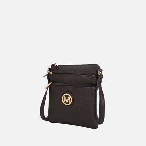 MKF Collection Lennit Embossed M Signature Crossbody Shoulder Bag by Mia K - 1 of 4
