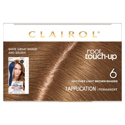 Clairol Root Touch-Up Permanent Hair Color - 6 Light Brown - 1 Kit