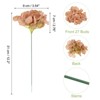 Unique Bargains Silk Realistic Handmade Artificial Flowers 30 Pcs - 2 of 4