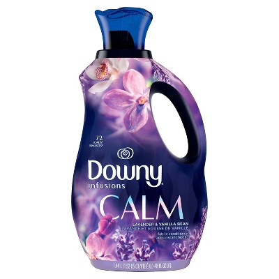 Downy Infusions Calm Liquid Fabric Softener - Lavender & Vanilla Scent -  48 fl oz