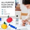 Bright Creations 8oz Liquid Zinc Flux for Stained Glass, Soldering Work, Glass Repair and more - Easy Clean Up - Made in USA - 3 of 4