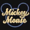 Girl's Disney Mickey Mouse Distressed Name Silhouette T-Shirt - 2 of 4
