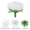 Unique Bargains Mini Silk Fabric Plastic Durable Reusable Artificial Flowers 50 Pcs - 3 of 4