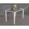 Michigan Two-Toned Wood Dining Table Gray/White - CorLiving: Seats 6, Rubberwood Frame, Mid-Century Modern - 4 of 4