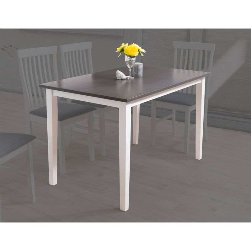Michigan Two-Toned Wood Dining Table Gray/White - CorLiving, 5 of 8