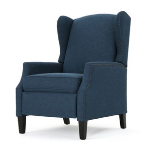 Wescott Traditional Recliner Navy Blue - Christopher Knight Home, Blue Blue