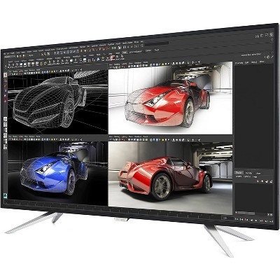 Philips Brilliance BDM4350UC 43 Inch 4K UHD 3840 x 2160 5ms 60Hz 16:9 Integrated Speakers LED LCD IPS Monitor, Black, Silver