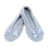 CTM Women's Terry Ballerina Slipper House Shoe (Pack of 2) - 2 of 4