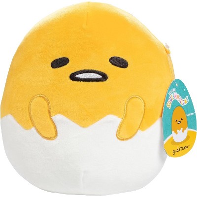 Squishmallows 8" Gudetama The Lazy Egg - Official Kellytoy Plush -Collectible Soft & Squishy Gudetama Egg Stuffed Animal Toy - Add to Your Squad