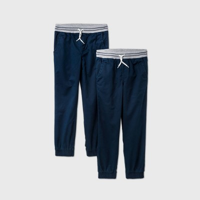 navy blue toddler joggers