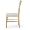 Maven Lane Vera Wooden Dining Chair with Fabric Upholstery, Set/2 - 3 of 4