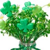 The Lakeside Collection St Patrick's Fairy Light Vase with Shamrock Bouquet - 2 of 3