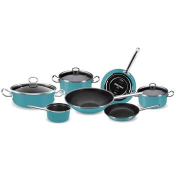 Oxo 10pc Mira Tri-ply Stainless Steel Cookware Set Silver : Target