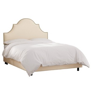Chambers Bed - Shantung Parchment (Twin) - Skyline Furniture