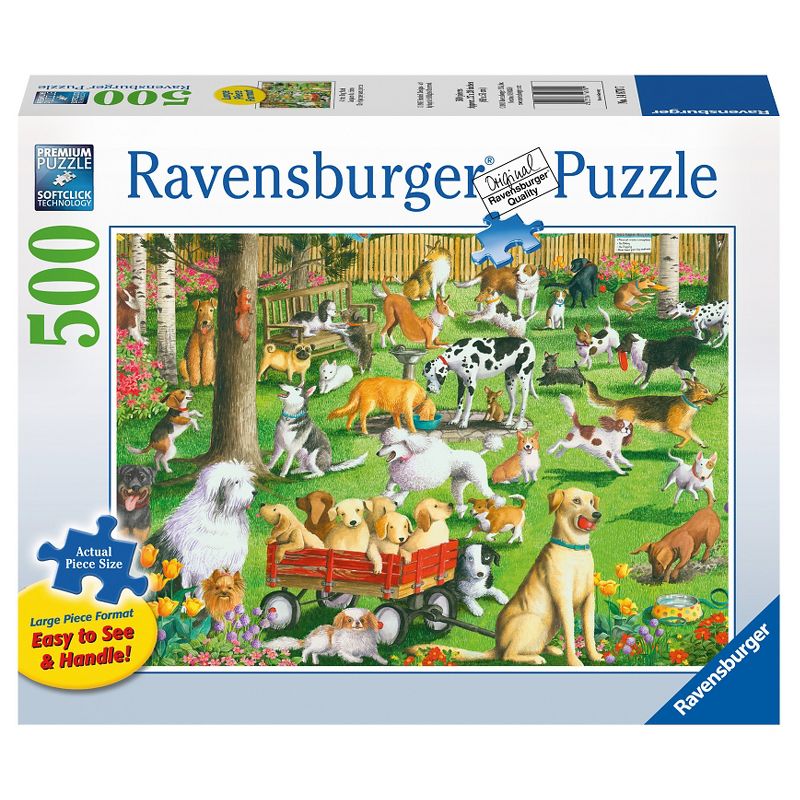 Ravensburger At The Dog Park Puzzle 500pc, 1 of 4