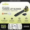 Sun Joe Cordless Brushless Turbine Jet Blower Kit with 2 Batteries and Charger for No-Fade Power and 50 Minutes of Rechargeable Runtime, 24V-X2-JB500 - 2 of 4