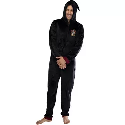 Harry Potter Adult Men's Hooded One-Piece Pajama Union Suit